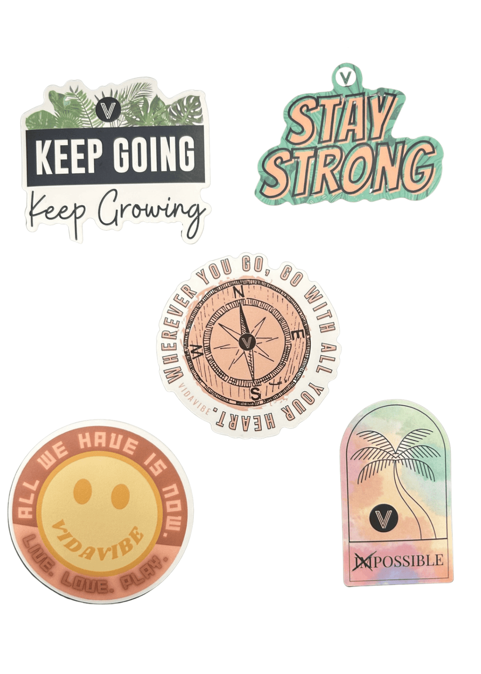 Inspirational Sticker 10 Pack